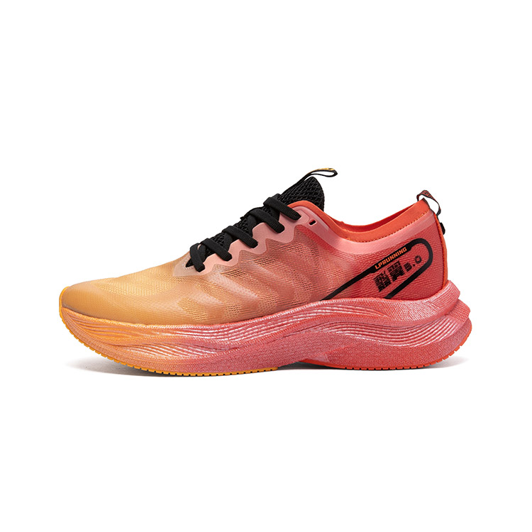 Leading the Dream Volley Popcorn Carbon Plate Racing Physical Exam Training Military Training Low-top Running Shoes Men's Lava Orange