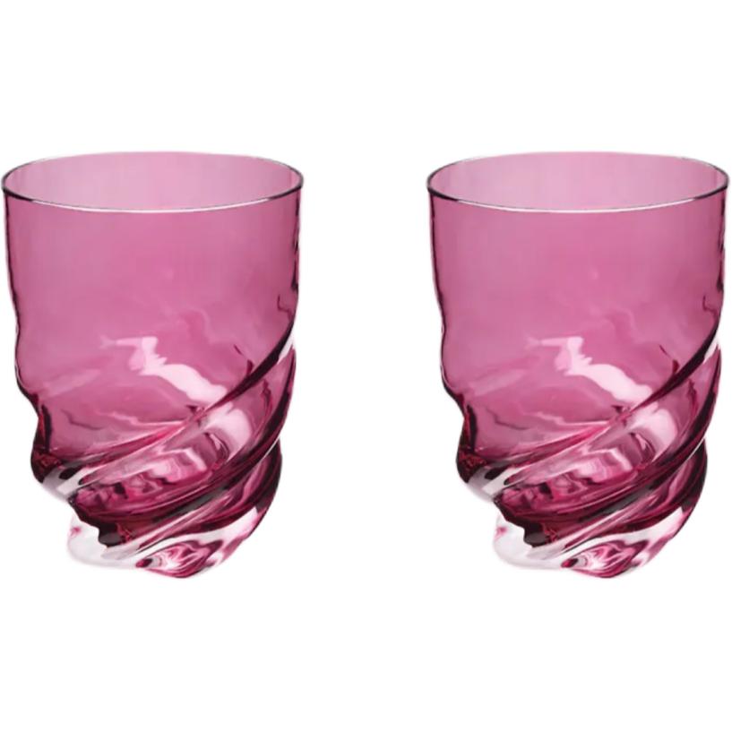 LOUIS VUITTON /Louis Vuitton TWIST glass set turbine structure glass rose red
