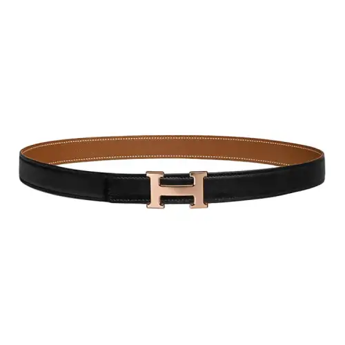 HERMES Leather Belts Women's 2.4cm