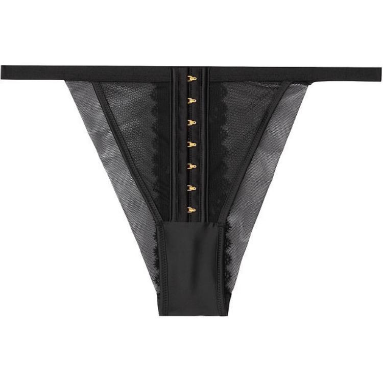 Женские трусы Victoria's Secret VERY SEXY (черные)