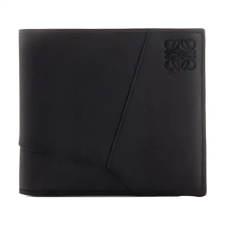 LOEWE Classic Cow Leather Wallet Men's Black