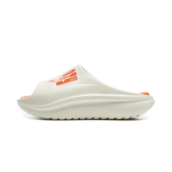 Lol X LINING SOFT SLIPPER Slide Slippers Unisex Pearl White/Sun Orange