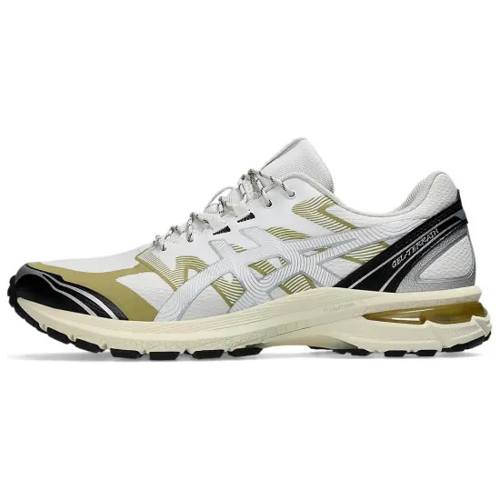 Asics Gel Terrain Anti Slip Wear Resistant Low Top Casual Running Shoes Unisex White Yellow