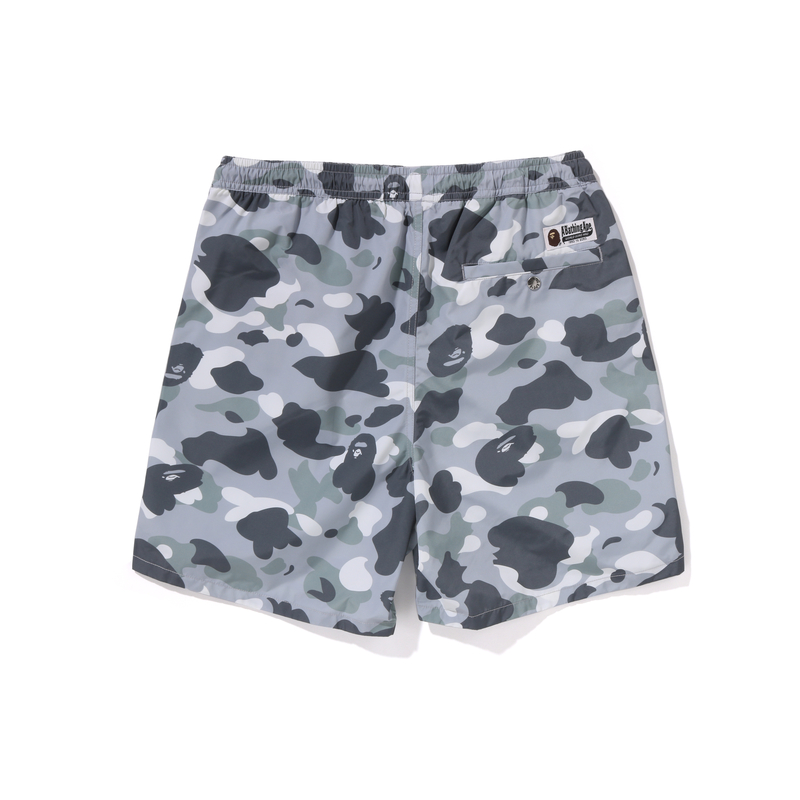 Bape City Camo Ape Head One Point Beach Shorts