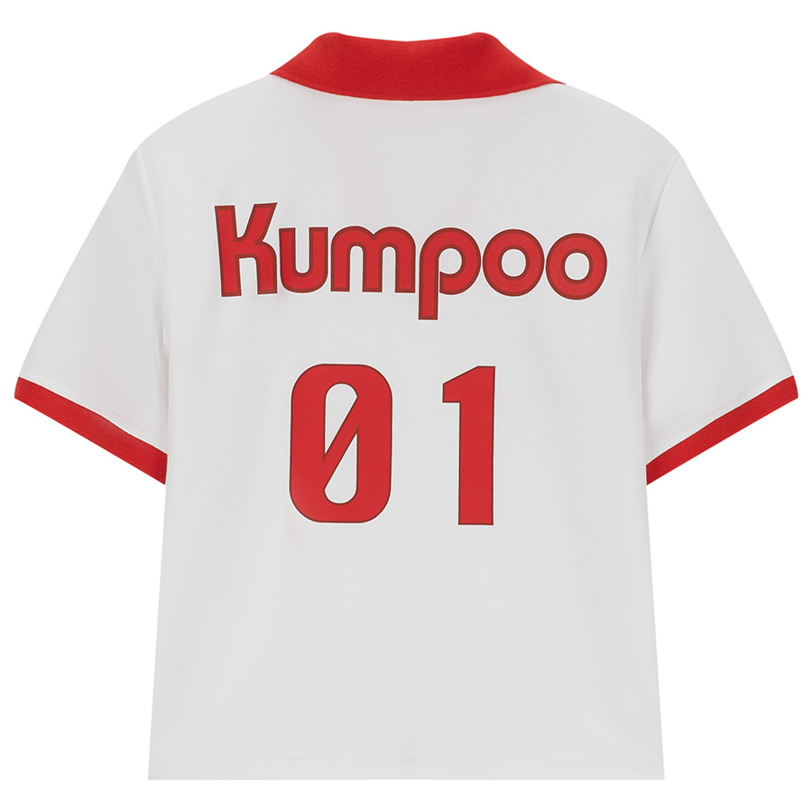 KUMPOO Badminton Jersey Women’s White