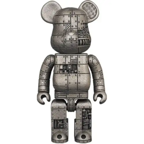BE@RBRICK Royal mechanical trend doll, punk style