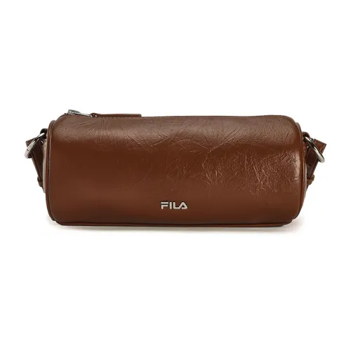 FILA Wrinkle Resistant PU Shoulder Bag Extra Mini Women's Cloak Brown