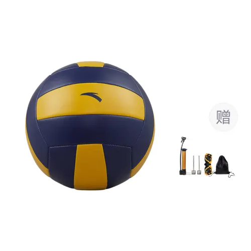 Anta Anta PVC No. 5 volleyball, thickened and durable, student training professional, adult soft and hard volleyball, same style for men and women, blue and yellow