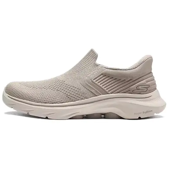 Skechers WOMEN'S GO WALK Anti-Slip And Wear-Resistant Breathable Low-Top Casual Shoes Women's Taupe