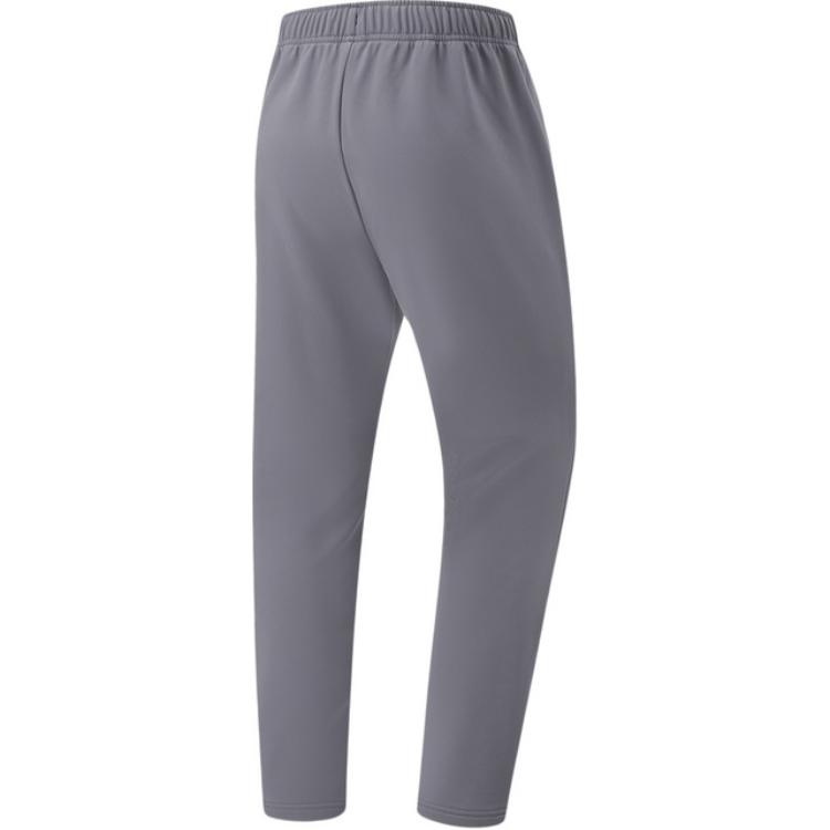 Li Ning Fitness Series Solid Color Mid Rise Comfortable And Breathable Fleece Lined Thermal Straight Fit Sports Pants