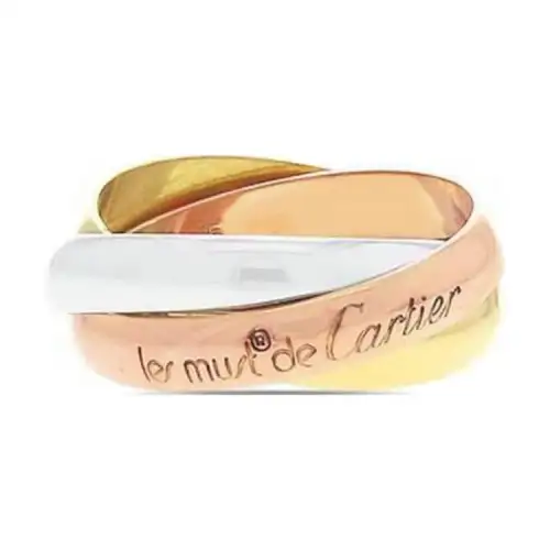 CARTIER 1990 Pre-owned 18kt  Trinity Ring