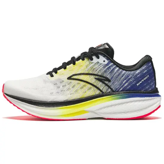 ANTA Running Shoes Men Low-Top Papyrus White/Dream Yellow/Sky Blue Stone