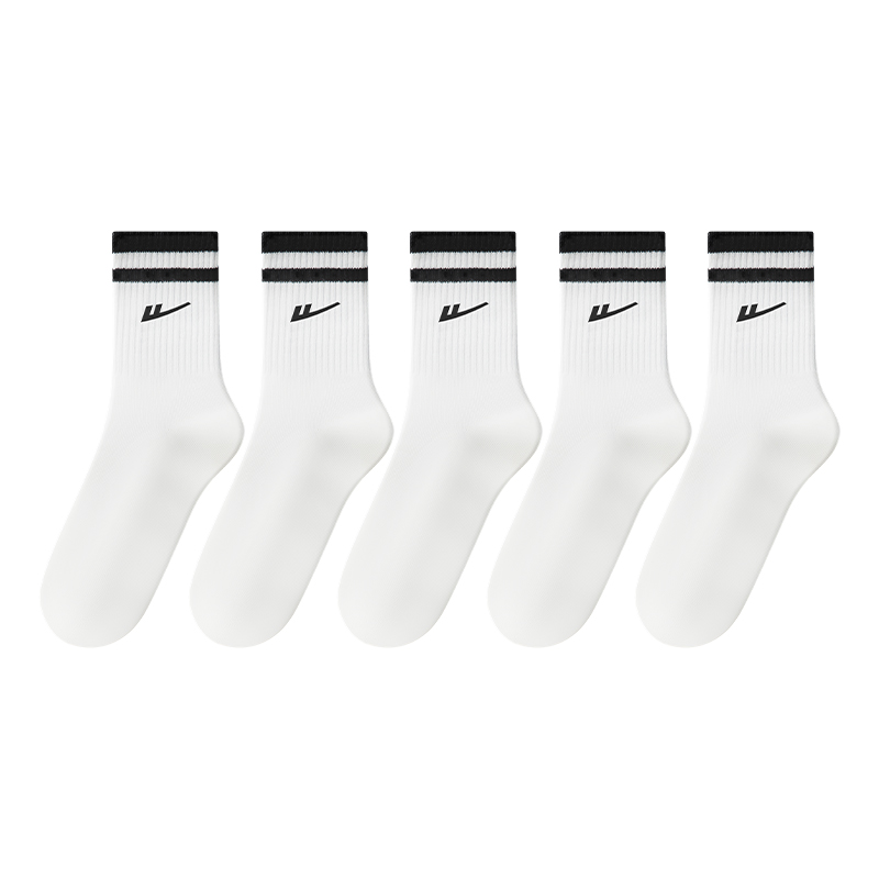 Warrior Crew Socks Women’s 5 Pack Black
