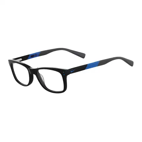 Nike Acetate Square Eyeglass Frames Kids' Black
