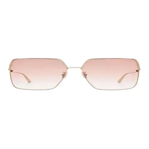 DIOR Rectangular Sunglasses Women's Gold