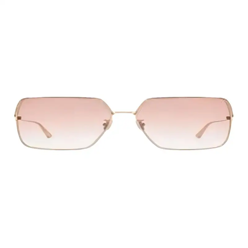 DIOR Rectangular Sunglasses Women's Gold