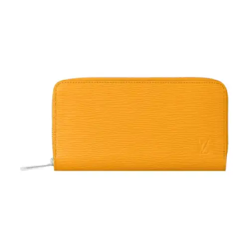 LOUIS VUITTON Zippy Epi Leather Wallet Women's Yellow