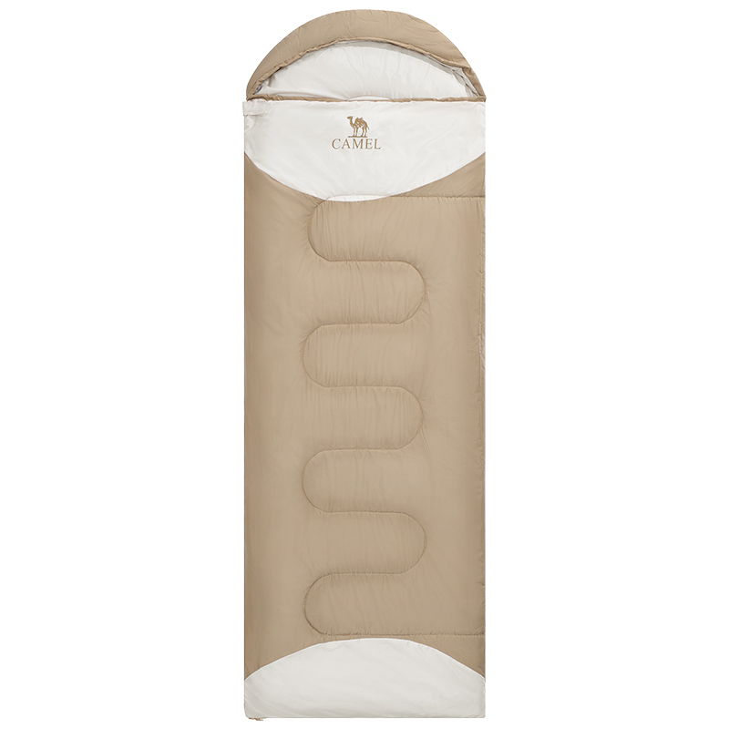 CAMEL Sleeping Bags Outdoor Camping Overnight Rest Down Cotton Single Double Person
