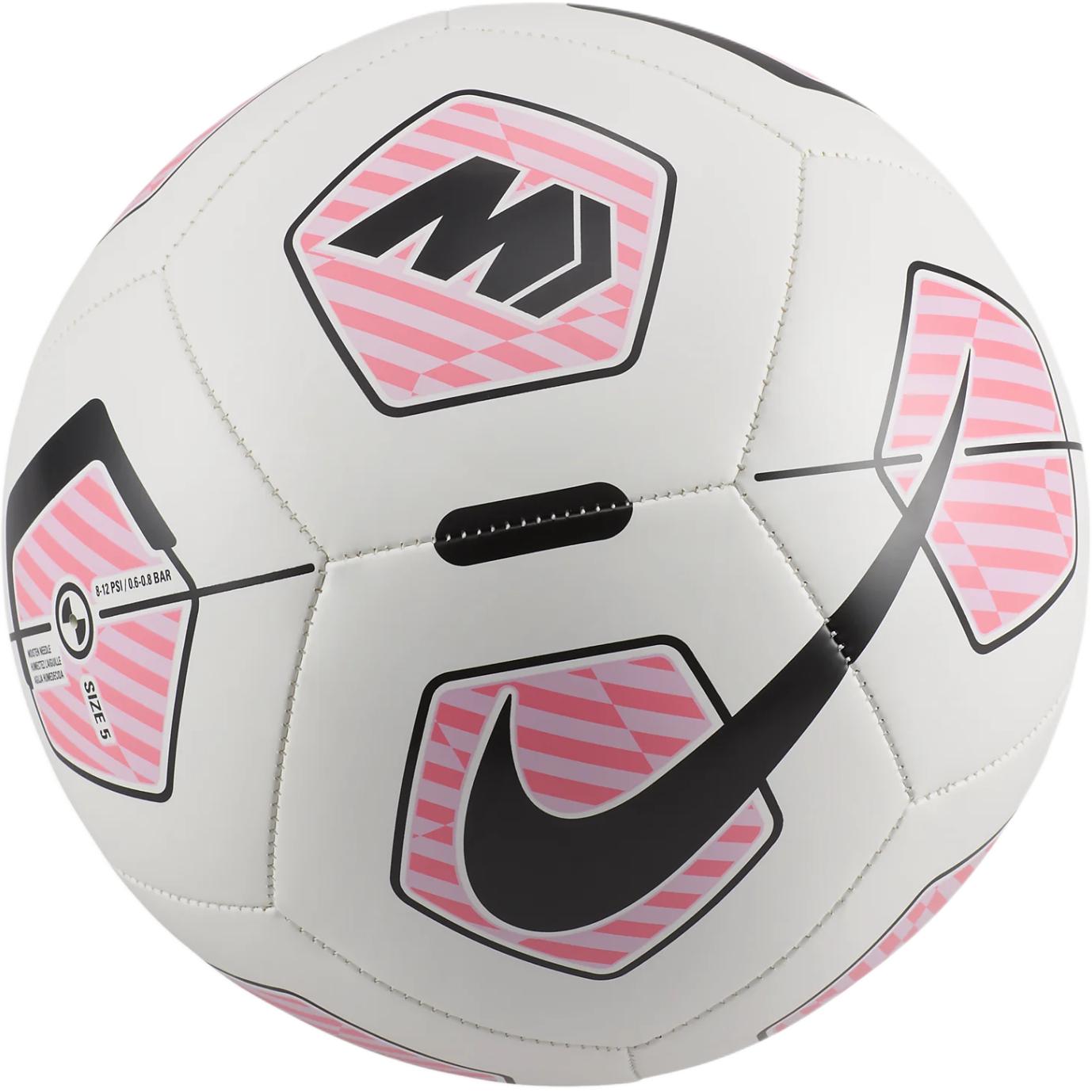 Nike Size 5 Soccer Ball Rubber Unisex White Sunset Pulse Black