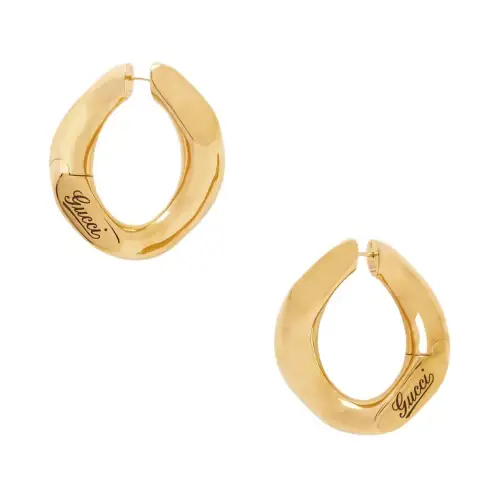 GUCCI Metal Earrings Women's Gold