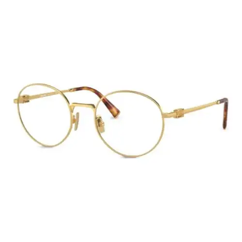 Miu Miu metallic round-frame glasses