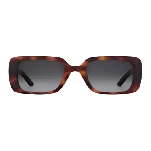 DIOR Rectangular Sunglasses Women's Tortoiseshell