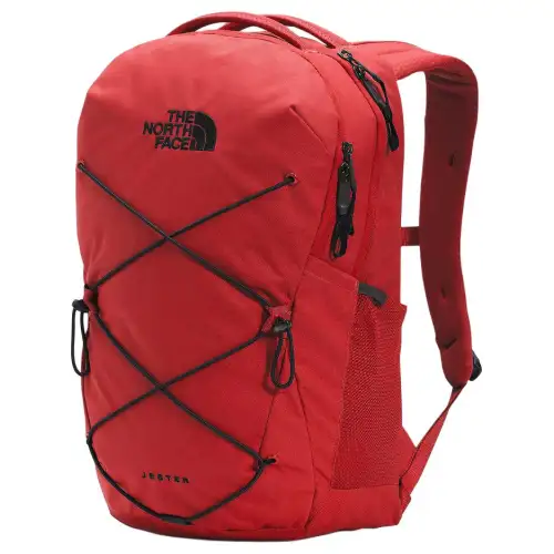THE NORTH FACE Jester Backpack Outdoor Bag Recycled Polyester Red Unisex