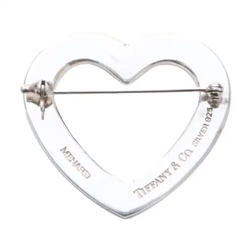 Tiffany & CO. textured heart brooch