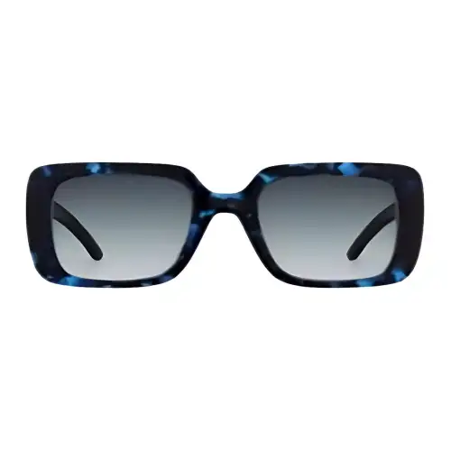 DIOR Rectangular Sunglasses Women's Tortoiseshell Blue