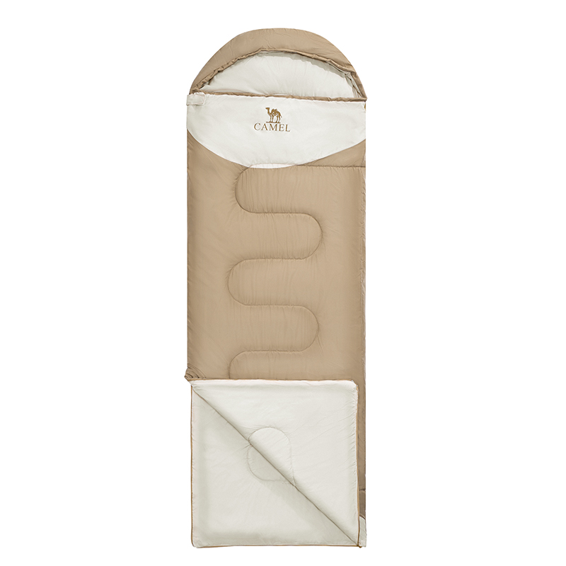 CAMEL Sleeping Bags Outdoor Camping Overnight Rest Down Cotton Single Double Person