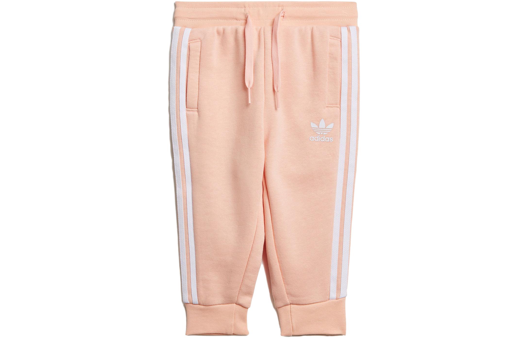 Детский свитшот adidas originals CREW SWEATSHIRT Logo (розовый) — фото 4