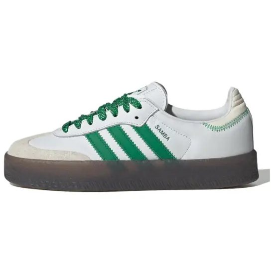Adidas Originals Sambae Cloud White Green Women's