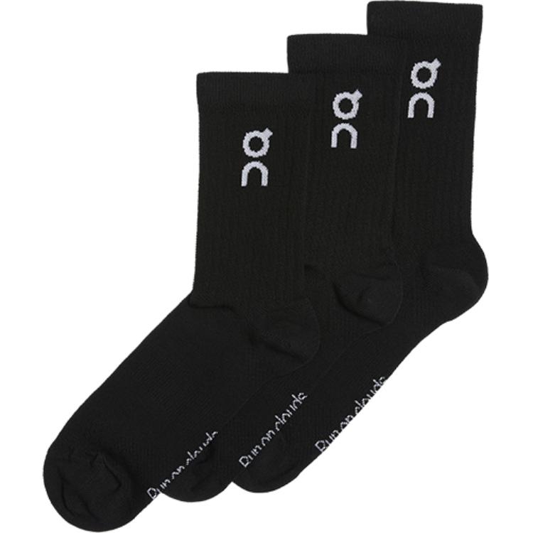 On Mid Calf Socks Unisex 3 Pack