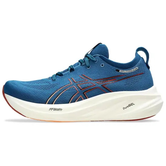 Asics GEL-NIMBUS 26 Running Shoes Men Low-Top Dark Blue