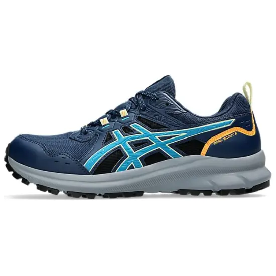 Asics Trail Scout 3 Running Shoes Men Low-Top Night Sky/Cyan
