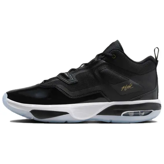 Jordan Stay Loyal 3 Anti Slip Wear Resistant Mid Top Basketball Shoes Men's Black Blue White