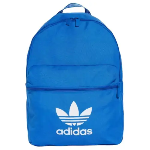 Adidas originals Clover Adventure Everyday Spacious Recycled Polyester Plain Fabric Backpack Regular Unisex Couple Blue