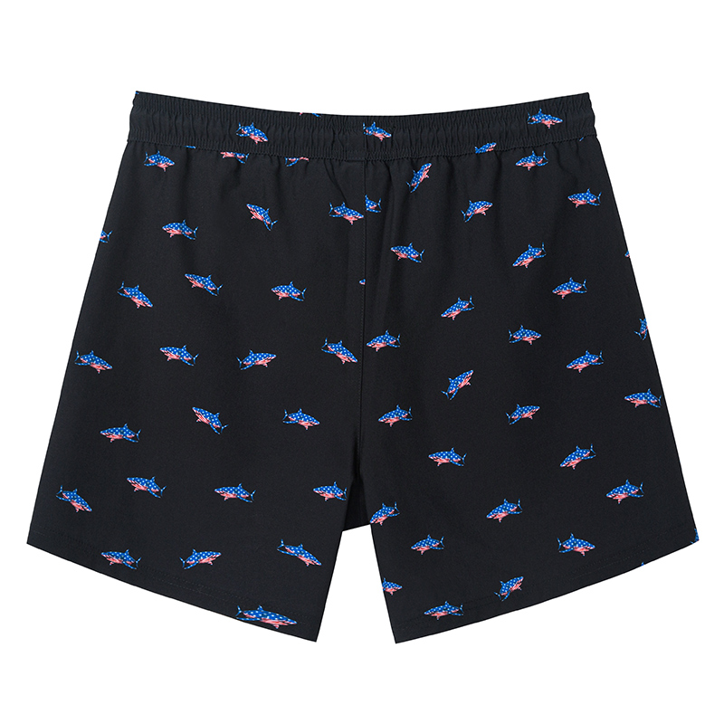 SURFCUZ Beach Shorts Men’s Black Shark