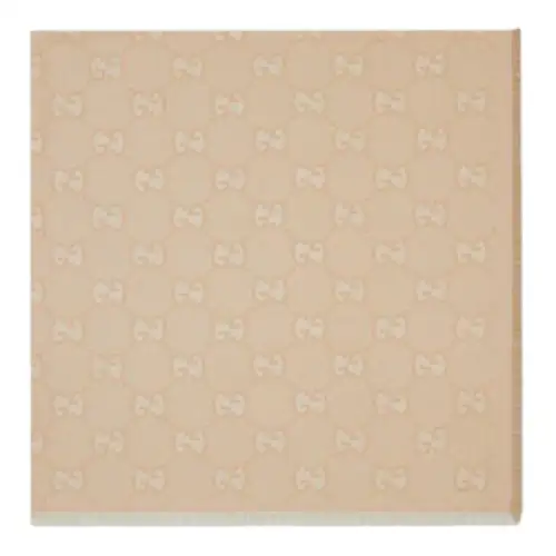 GUCCI Gg Jacquard Fringed Scarf