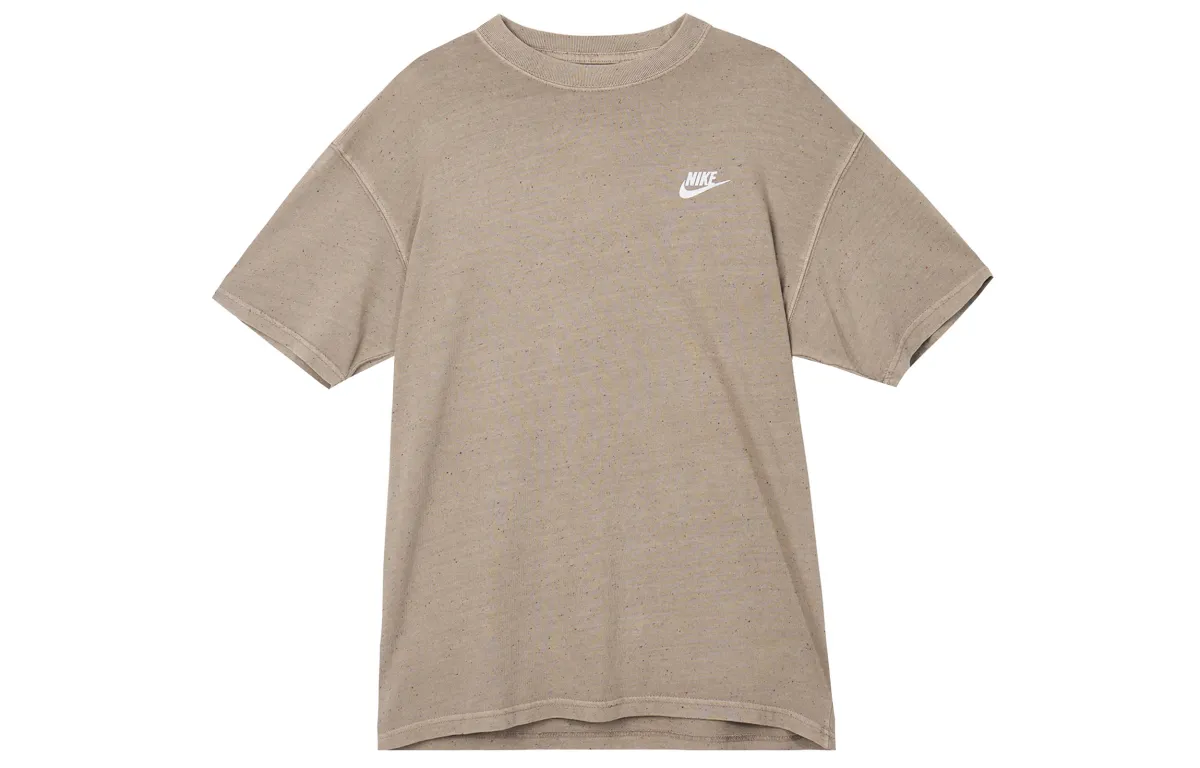 Nike T-Shirts Men's Coffee Crew Neck Thin