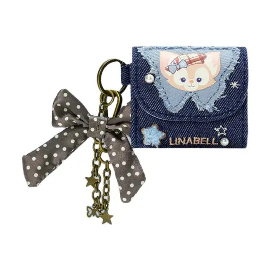Disney Cotton Earphone Case Regular Women's Blue