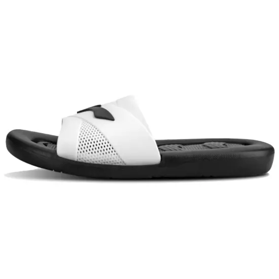 LINING Slide Slippers Men Black White
