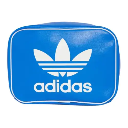 Adidas originals adicolor series commuting and daily spacious polyurethane travel storage bag men and women same style couple model blue
