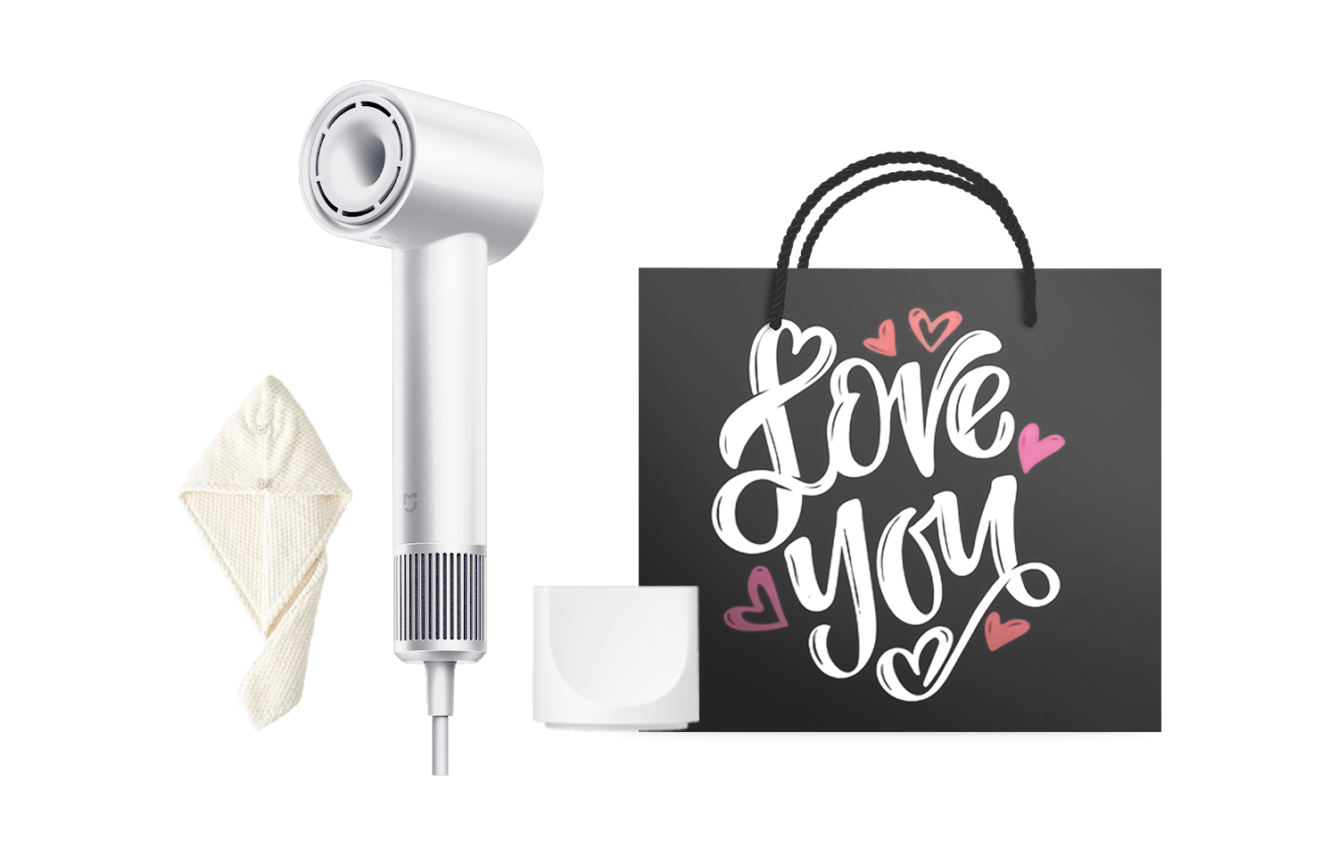 Xiaomi H501 hair dryer 1600W negative ion hair care, convenient for home use, low noise and high wind power H501