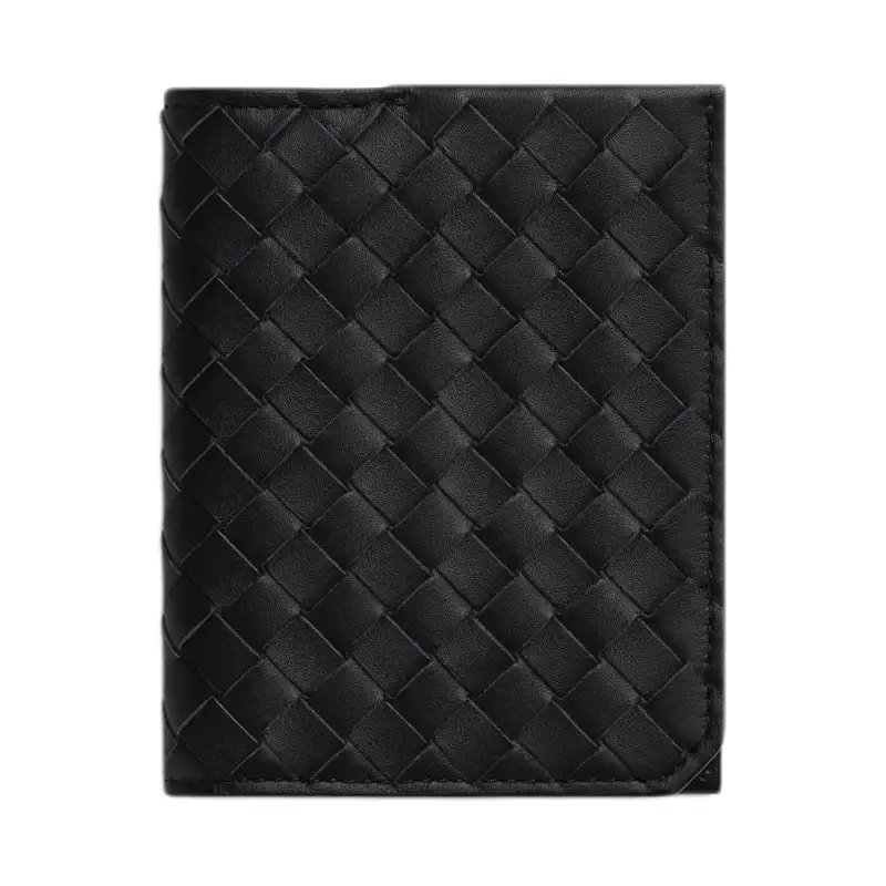 Bottega Veneta Cow Leather Card Holder Men's Black