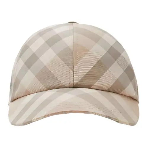 Burberry Checked Curved Peak Baseball Hat