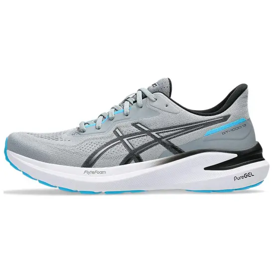 Asics GT 1000 13 Cushioning, Slip Resistant, Abrasion Resistant, Breathable, Support Low Top Running Shoes Men's Gray