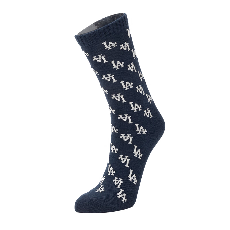 MLB Los Angeles Dodgers Crew Socks Unisex 1 Pack Dark Marine Blue