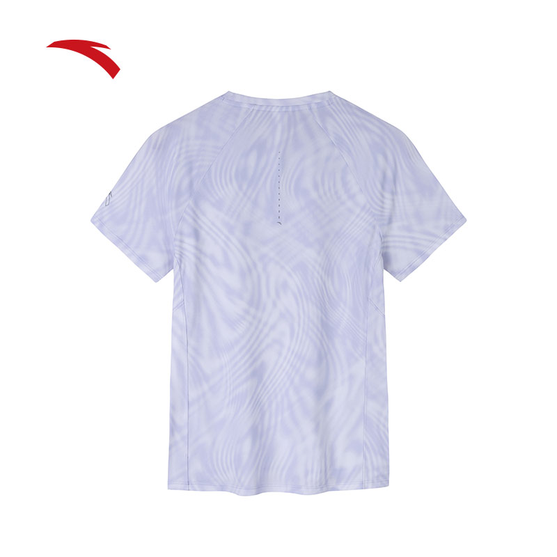 Anta Running Collection Running T Shirt Women’s Cloud Soft Purple/All Over Print