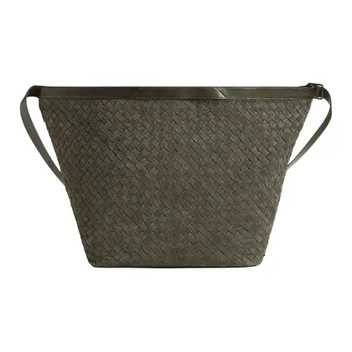 Bottega Veneta Suede Shoulder Bag, Crossbody Bag Large Men's